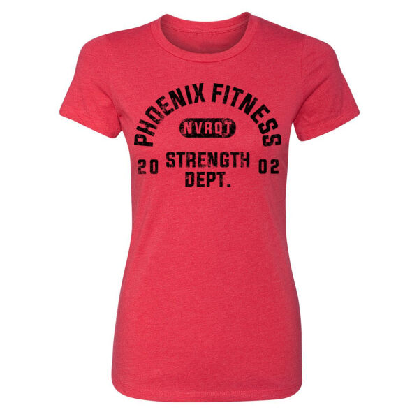 STRENGTH DEPT - WOMEN'S FITTED T-SHIRT - $CK84FM$ Thumbnail